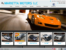 Tablet Screenshot of mariettamotorsllc.com